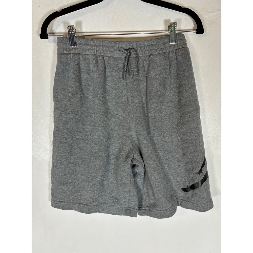Nike Jordan Boys XL Gray Jumpman Basketball Shorts Drawstring Pockets Gym